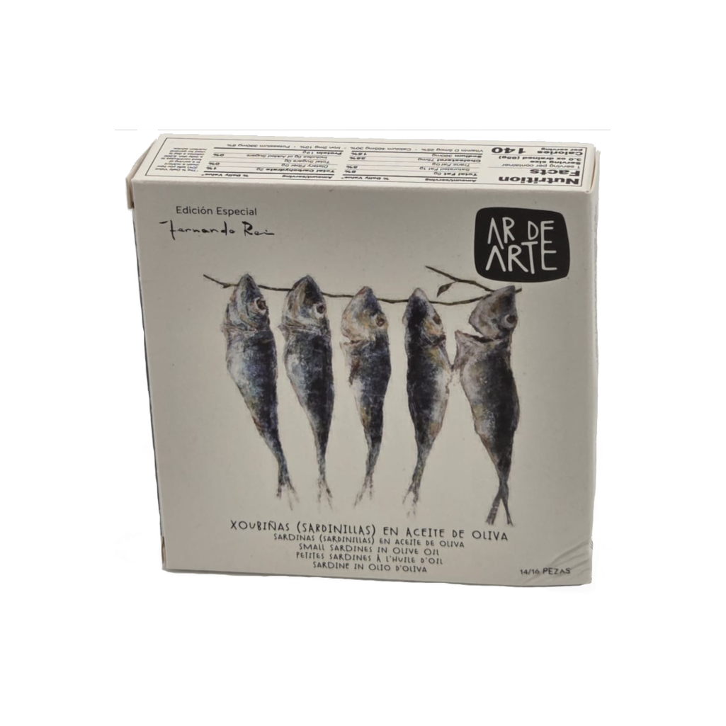Sardinillas en aceite de oliva de Ar de Arte